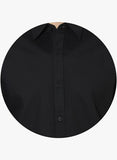 Black Solid Slim Fit Formal Shirt